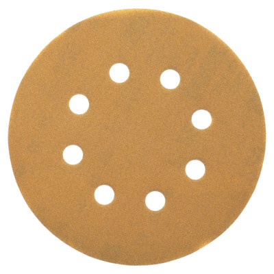 Круг шлифовальный (10 шт; 125 мм; 8 отв; 240G) DEWALT DT3107