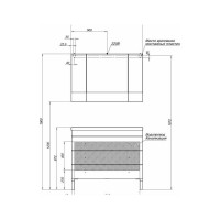 Зеркало-шкаф Aquanet Верона 00175383