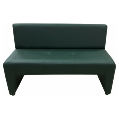 Диван Мягкий офис Ритм двухместный зеленый РТ201ЗЛ