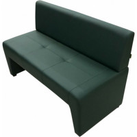 Диван Мягкий офис Ритм двухместный зеленый РТ201ЗЛ