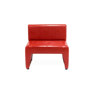Диван Мягкий офис Ритм одноместный красный РТ102КР