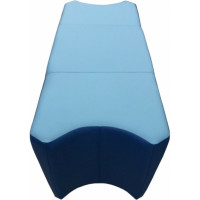 Комплект Мягкий офис Органика десятиместный сине-голубой КМОРГ1001СНГЛ