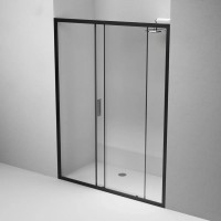 Душевая дверь AM.PM Gem Solo 150x195, стекло прозрачное, профиль черный матовый W90G-150-1-195BT