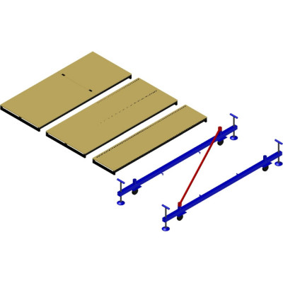 Базовый блок с колесами Мега 4М 930