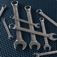 Набор комбинированных дюймовых ключей NORGAU тип NBS7A-018 1/4"-1.1/4", 18 шт. 060207718