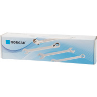 Набор комбинированных дюймовых ключей NORGAU тип NBS7A-018 1/4"-1.1/4", 18 шт. 060207718