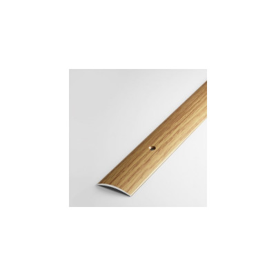 Порог прямой алюминиевый (29 мм; 0.9 м; декоративный; дуб универсал) Лука 00000001486