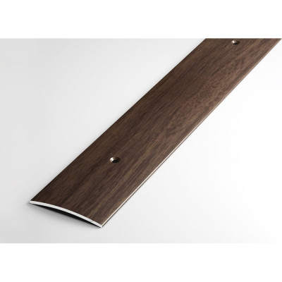 Порог прямой алюминиевый декоративный (44,5 мм, 0,9 м, Дуб мокко) ЛУКА УТ000002192