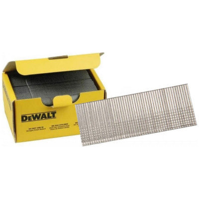 Гвозди для нейлера Dewalt 18Ga, прямая шпилька, 1.25/30 мм, нерж., 5000 шт. DNBT1830SZ