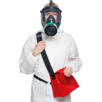 Сумка для противогаза ДОТ МАГ красная 102-142-0001