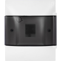 Пластиковый щиток Legrand Practibox S  Навесной 1X4 Дымчатая дверь 134614