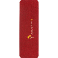 Коврик ComeForte на кухню набор ВЕЛЮР Flower 40х60, 40х120 см Бордовый КМ-011 KM-011M