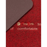Коврик ComeForte на кухню набор ВЕЛЮР Flower 40х60, 40х120 см Бордовый КМ-011 KM-011M