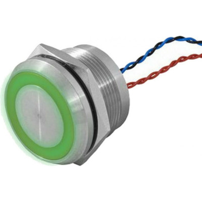 Кнопка пьезо RUICHI RPS25ZE/G on-off 114248