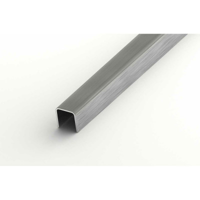 Профиль разделительный ЛУКА (10х10 мм, 2,7 м, нержавеющая сталь) УТ000042991