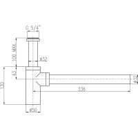 Сифон для умывальника RavSlezak MD0232B
