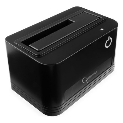 Докстанция Gembird 2.5/3.5, черный, USB 3.0, SATA, HDD/SSD HD32-U3S-4