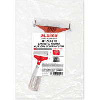 Скребок LAIMA для пола стекла и других поверхностей ширина 10см сталь Проф 606311