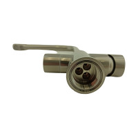 Смеситель для кухни OUTE титановый, с выходом под фильтр, из нержавеющей стали SUS 304 T60303BY