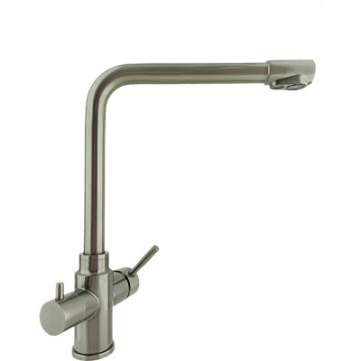 Смеситель для кухни OUTE титановый, с выходом под фильтр, из нержавеющей стали SUS 304 T60303BY
