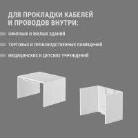 Соединитель TDM ELECTRIC КМС, белый, 60x40 упаковка 4 шт SQ0411-0106