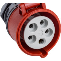 Кабельная переносная розетка TP Electric Зажимные контакты 32A, 400В, 3P+N+E, IP 44 3007-304-1600