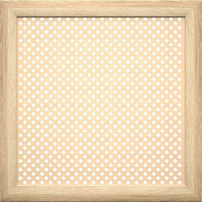 Экран на батарею отопления STELLA МДФ 60x60 см., Глория дуб сонома ЦБ-00002223