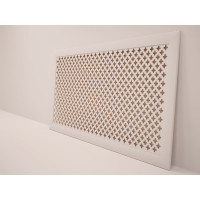 Экран на батарею отопления STELLA МДФ 120x60 см., Готико белый ЦБ-00002249