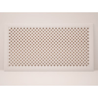 Экран на батарею отопления STELLA МДФ 120x60 см., Готико белый ЦБ-00002249