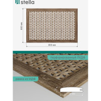 Экран на батарею отопления STELLA МДФ 90x60 см., Илона дуб винтаж ЦБ-00005424