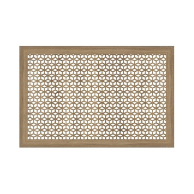 Экран на батарею отопления STELLA МДФ 90x60 см., Илона дуб винтаж ЦБ-00005424