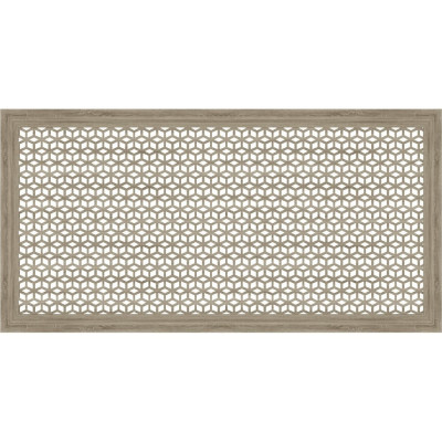 Экран на батарею отопления STELLA МДФ 120x60 см., Илона дуб винтаж ЦБ-00005428