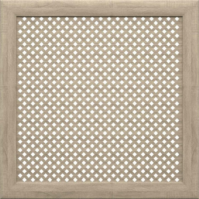 Экран на батарею отопления STELLA МДФ 60x60 см., Глория дуб винтаж ЦБ-00002225