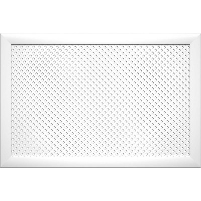 Экран на батарею отопления STELLA МДФ 90x60 см., Глория белый ЦБ-00002226