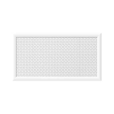 Экран на батарею отопления STELLA МДФ 60x60 см., Дамаско белый ЦБ-00002255