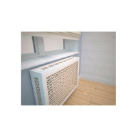 Экран на батарею отопления STELLA МДФ 120x60 см., Илона белый ЦБ-00005425