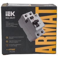 Выключатель дифференциального тока IEK ARMAT R10N 2P 40А 30мА тип AC AR-R10N-2-040C030