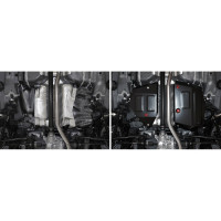 Защита топливных баков + комплект крепежа АвтоБроня Сталь Jeep Compass V-2 4 15 111.02742.1