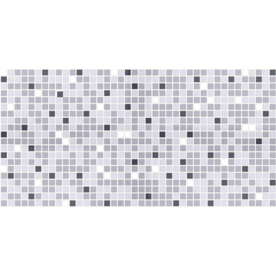 Панель ПВХ STELLA 0.3 мм, мозаика, Микс серый 00000012477