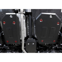 Защита топливного бака + комплект крепежа АвтоБроня Сталь Toyota Rav4 2019- V - 2 5 2 111.09535.1
