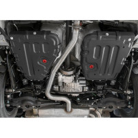 Защита топливного бака + комплект крепежа АвтоБроня Сталь Volkswagen Tiguan 2020- V 111.05122.1