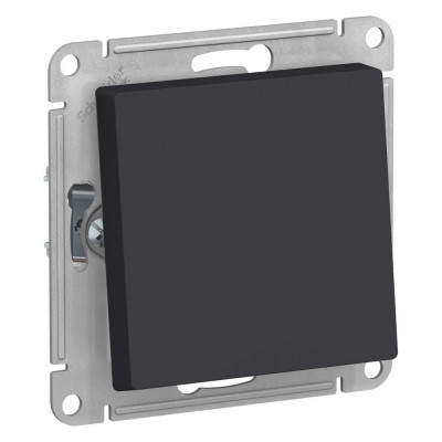 1-клавишный переключатель Systeme Electric AtlasDesign Aqua Карбон, сх.6 SE ATN441061