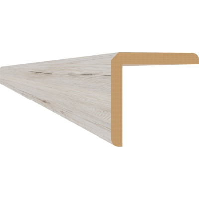 Универсальный угол STELLA МДФ, 2700x24x24 мм, Дуб Санремо белый, 10 шт. ЦБ-00007526