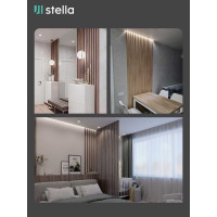 Интерьерная рейка STELLA Бриона МДФ, 16x40x2700 мм, Дуб Винтаж, упаковка 8 шт. ЦБ-00007389