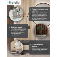 Интерьерная рейка STELLA Бриона МДФ, 16x40x2700 мм, Дуб Сонома, упаковка 8 шт. ЦБ-00007391