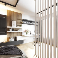 Интерьерная рейка STELLA Ривьера МДФ, 40x30x2700 мм, белый, упаковка 4 шт. ЦБ-00007686