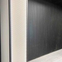 Интерьерная рейка STELLA Ривьера МДФ, 40x30x2700 мм, Black Edition, упаковка 4 шт. ЦБ-00007553