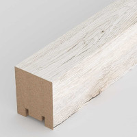 Интерьерная рейка STELLA Ривьера МДФ, 40x30x2700 мм, Дуб Санремо белый, упаковка 4 шт. ЦБ-00007563