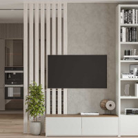 Интерьерная рейка STELLA Ривьера МДФ, 40x30x2700 мм, Дуб Санремо белый, упаковка 4 шт. ЦБ-00007563