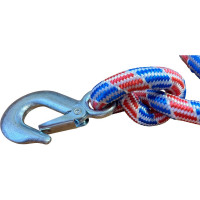 Буксировочный канат Шнурком 7т 2 крюка КБ16x2_7т КБ16В810пп555.5к/к